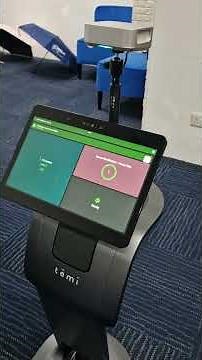 temi V3 with roving IAQ device to check temperatures