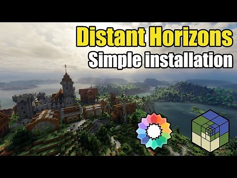 Make Minecraft look AMAZING with Distant Horizons - How to install (Check description)