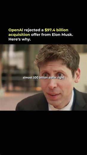 OpenAl rejected a $97.4 billion acquisition offer from Elon Musk. Here's why.