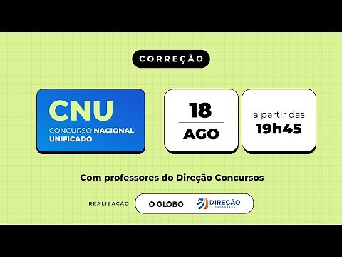 Concurso Nacional Unificado (CNU) 2024 | Correção e análise dos 8 blocos temáticos