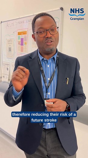 #ICYMI Dr Petrus Elofuke, NHS Grampian Consultant in Stroke & Acute Care, explains how a pioneering genetic test is transforming stroke care in Grampian. Watch the video and learn more about this breakthrough. Read the full story here: www.nhsgrampian.org/news/2025/november/pioneering-genetic-test-transforms-stroke-care #StrokeCare #InnovationInHealthcare #ProudToBeNHSG | NHS Grampian