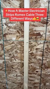 72K views · 221 reactions | ⚡️Top 3 ways to strip Romex Cable like a Pro﫡 #wkhk #whackhack #thebasementking #electrician # #construction #electricians #electricalwork #fyp #reels #electricalcontractor #sparky #electricalsupply #electric #tradesman #hvac #powerlines #electriciansofinstagram #plumbing #sparkylife #power #viral #miami #recessedlighting #electricianlife #plumbers #wiring #contractor #simplyreliablepower #electrical | King Whack Hack | Facebook