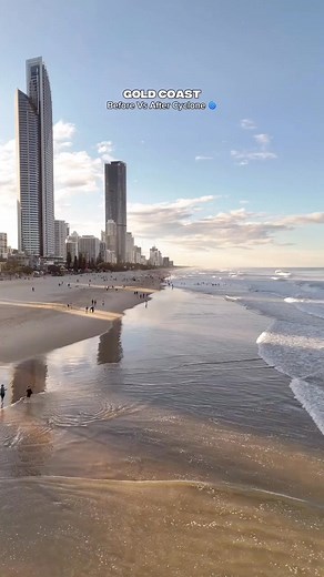 Gold Coast before and after TC alfred #goldcoast, #TCAlfred #surfersparadise #australia | Saeed Abdullah