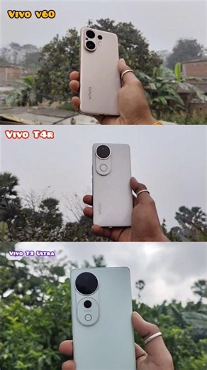 Vivo V60 5G vs. Vivo T4R 5G vs. Vivo T3 Ultra 5G Smartphone || Top-Selling Vivo Phones 🔥