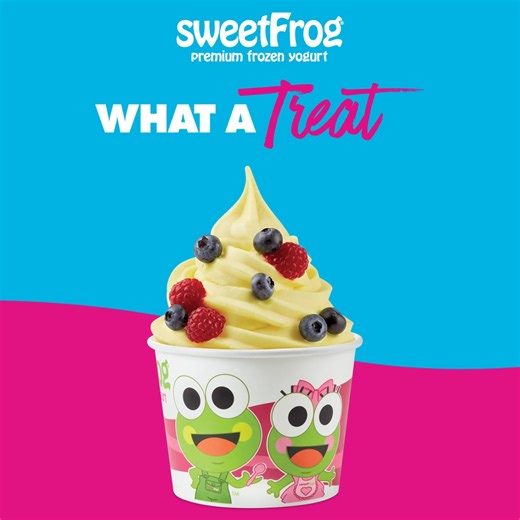 It's hoppin’ at sweetFrog. With more than 85 toppings and endless swirl combos, there’s no wrong way to treat yourself. | sweetFrog Premium Frozen Yogurt | Facebook