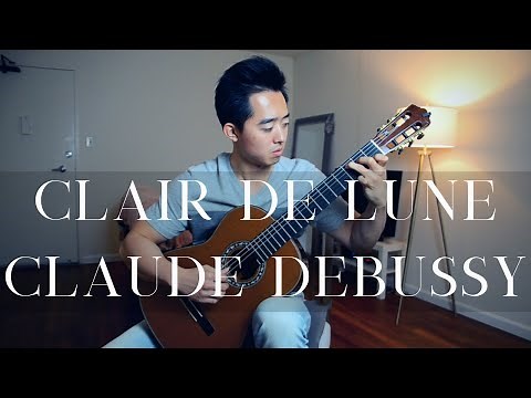 Clair de Lune by Claude Debussy for Solo Guitar