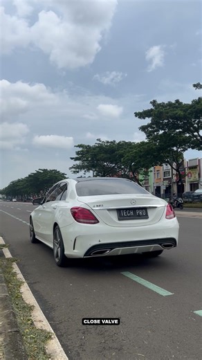 Mercedes-Benz C250 W205 with Tech Pro Turbo-back Performance Valvetronic Exhaust System