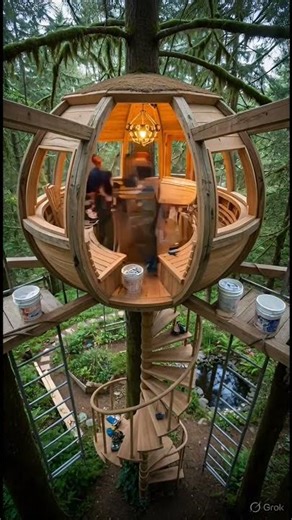 old tree house before new tree house #shortsvideo #home #treehouse