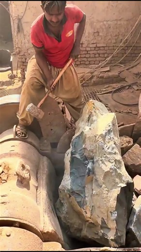 The Serenity of Stone Crushing ASMR