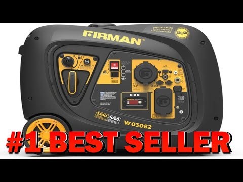 FIRMAN Inverter Portable Generator 171cc Engine with Electric Start 3300W Power Generat - B075L7CJN3