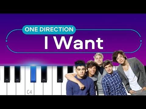 One Direction - I Want | Piano Tutorial
