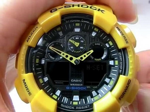 CASIO手表GA-100（5081）指针基准位置的校正