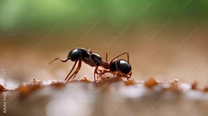 Ants may be tiny, but their teamwork and determination teach us the power of unity and perseverance