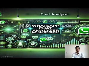 WhatsApp Chat Analyzer Using Python | Streamlit Project Demo