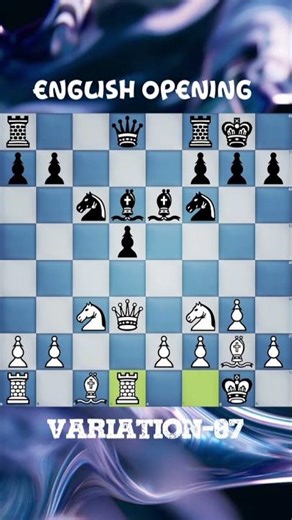 Chess English Opening Variation-07 #chess #shorts