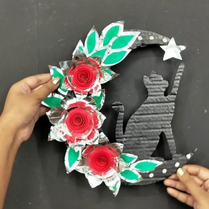 Cute cat shaped craft using paper bowl #craft #cat | Deep's CRAFT