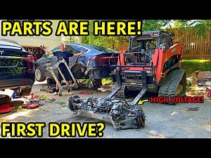 Rebuilding A Wrecked 2020 Tesla Model X Part 6
