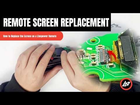 How to Replace the Screen on a Linnpower Remote