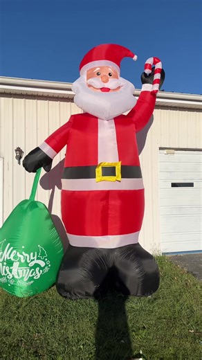 Giant Santa Inflatable: 14 Feet of Holiday Cheer