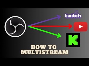 How to Multistream for free using OBS Studio