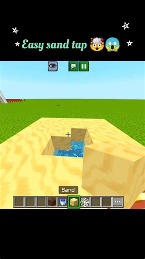Minecraft easy sand trap 🤯😱😎 #minecraft #viral #gaming #minecrafttutorial