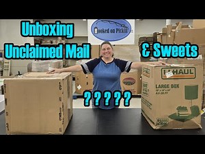 Unboxing Unclaimed Mail and Sweets! It is a mystery in these boxes!