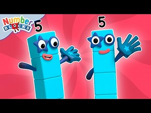 Five | Full Episode - S1 E7 | Numberblocks (Level 1 - Red 🔴) - Videos For Kids