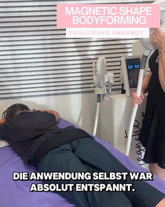 ✨ BODYFORMING – Deine Figur‑Revolution bei Magnetic Shape ✨ 🔧 High‑Tech trifft Beauty: Mit gezieltem Muskelaufbau & Körperstraffung — maximal effizient, minimalinvasiv. 🌟 Ideal für Bauch, Beine, Po & Rücken — auch bei wenig Zeit. ⏱ 30 Minuten pro Sitzung – spürbar effektiv & ohne Ausfallzeit. Deine Benefits: 🙋‍♀️ Mehr Muskelkraft & definiertere Silhouette 🙋‍♀️ Reduzierte Dellen (Cellulite) & glatteres Hautbild 🙋‍♀️ Unterstützung bei Rückbildung & Rückenschmerzen 🙋‍♀️ Schnell, bequem & mit 