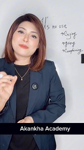 4.8K views · 87 reactions | It's no use +verb+ing. | Akankha Shiqder | Facebook