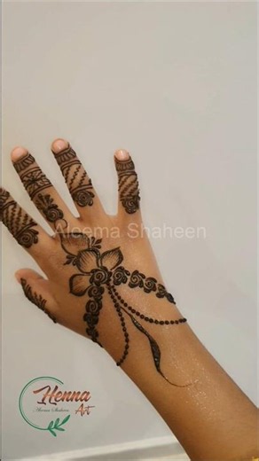 mehendi design for kids very simple- easy mehndi 2026 ‪@HENNAART‬