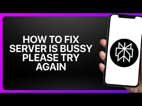 How To Fix Server Is Busy Please Try Again In Perplexity AI! Tutorial