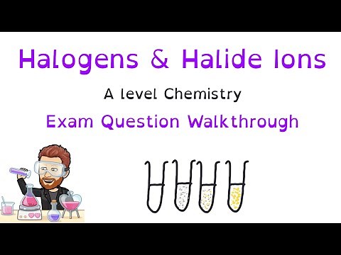 Halide Ions and Halogens | A level Chemistry | Exam Question Walkthrough