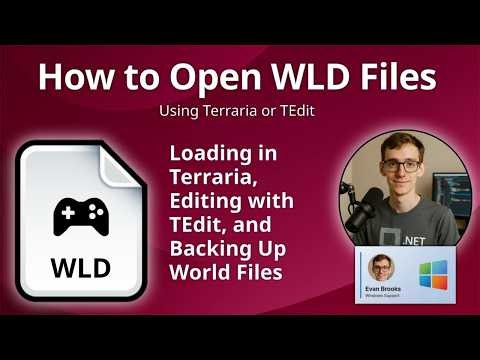 How to Open WLD Files (Terraria World)