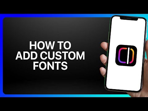 How To Add Custom Fonts in Instagram Edits Tutorial