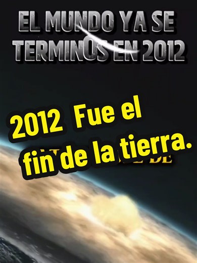 ​👁️‍🗨️ ¿El mundo terminó en 2012 y nadie se dio cuenta? 🤔💥 ​¿Y si te dijera que el apocalipsis maya no fue un error? 🤯 Según una de las teorías conspirativas más perturbadoras de internet, la Tierra SÍ fue destruida en 2012 por el impacto de un asteroide masivo. ☄️🛑 ​Los científicos sabían que venía hacia nosotros, pero justo después de la fecha crítica, la información