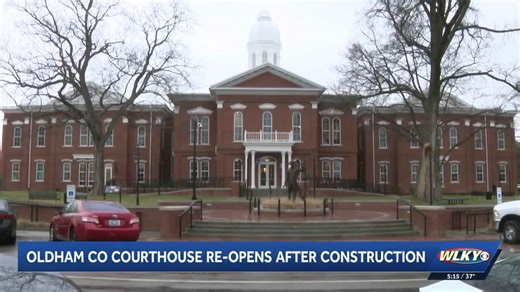 Oldham County courthouse opens after construction