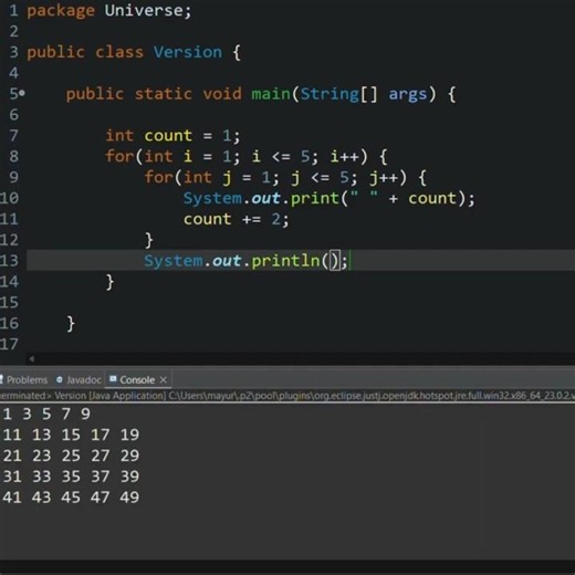 Can You Predict the Output? 🤔 Java Pattern Challenge #programming #javatutorial #learnjava