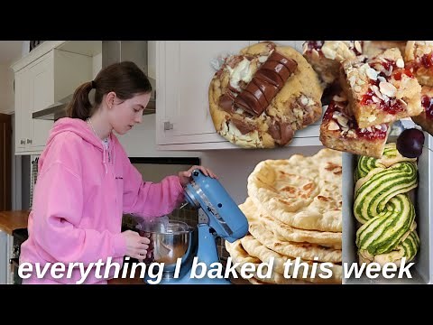 everything I baked this week