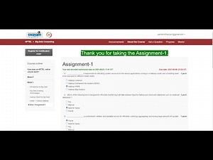 Big Data Computing | NPTEL | week 1 | assignment solution 1 | 2021