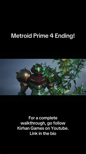 After many great hours, here’s the ending of Metroid Prime 4. #metroidprime4 #ending #playthrough #fyp #samus