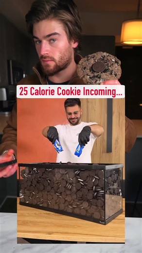 (👇 Recipe) 25 Calorie Protein Mini Oreo Crumbl Cookie 👉 Click link in bio to finally get lean without restrictions 😡 Are you FOLLOWING @nickkazfit — ✳️ Macros (makes 26 cookies): 25 Cals, 2.5g Net Carbs, 0.5g Fat, 2.75g Protein ✳️ Ingredients for Wet Ingredients: 76g (1/3 Cup) Plain or Vanilla Nonfat Greek Yogurt 2 Medium Eggs 14g (1 tbsp) Light Butter, Softened 4.2mL (1 tsp) Vanilla Extract (*optional*) ✳️ Ingredients for Dry Ingredients: 50g (1/3 Cup 1 tbsp) All Purpose Flour 53.4g (1 1/2 S