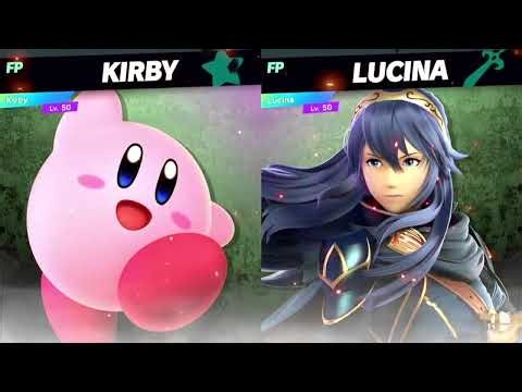 Smash Bros Amiibo Fights EX Kirby vs Lucina