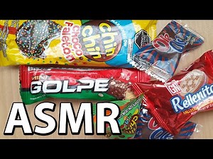 ASMR | sonidos crujientes de envolturas de caramelos galletas dulces | sonido relajante para dormir