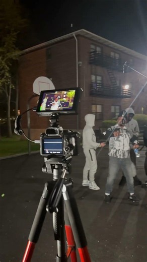 Behind the scenes of a rap music video#newmusic