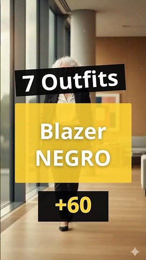 7 outfits with a black blazer for women over 60