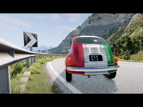 HOW BIG ARE THE MAPS in BeamNG.Drive? Drive Across the Maps
