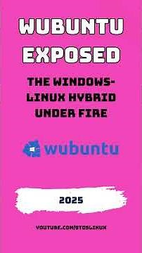 Wubuntu Exposed: The Windows-Linux Hybrid Under Fire #linux