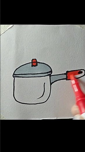 easy kitchen set drawing 😍 #artclass #watercolordrawing #beginnerarttips #drawingtutorials #art