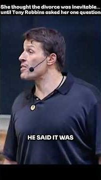 Tony Robbins saved this marriage without talking about love @TonyRobbinsLive #relationship