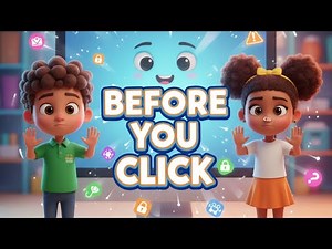 🖱️ Before You Click Internet Safety Song for Kids BIUDA Smart Tech Series 🌐